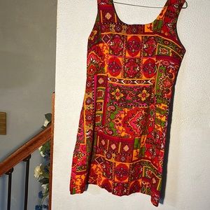 Unknown designer( believe it is handmade) pink paisley dress